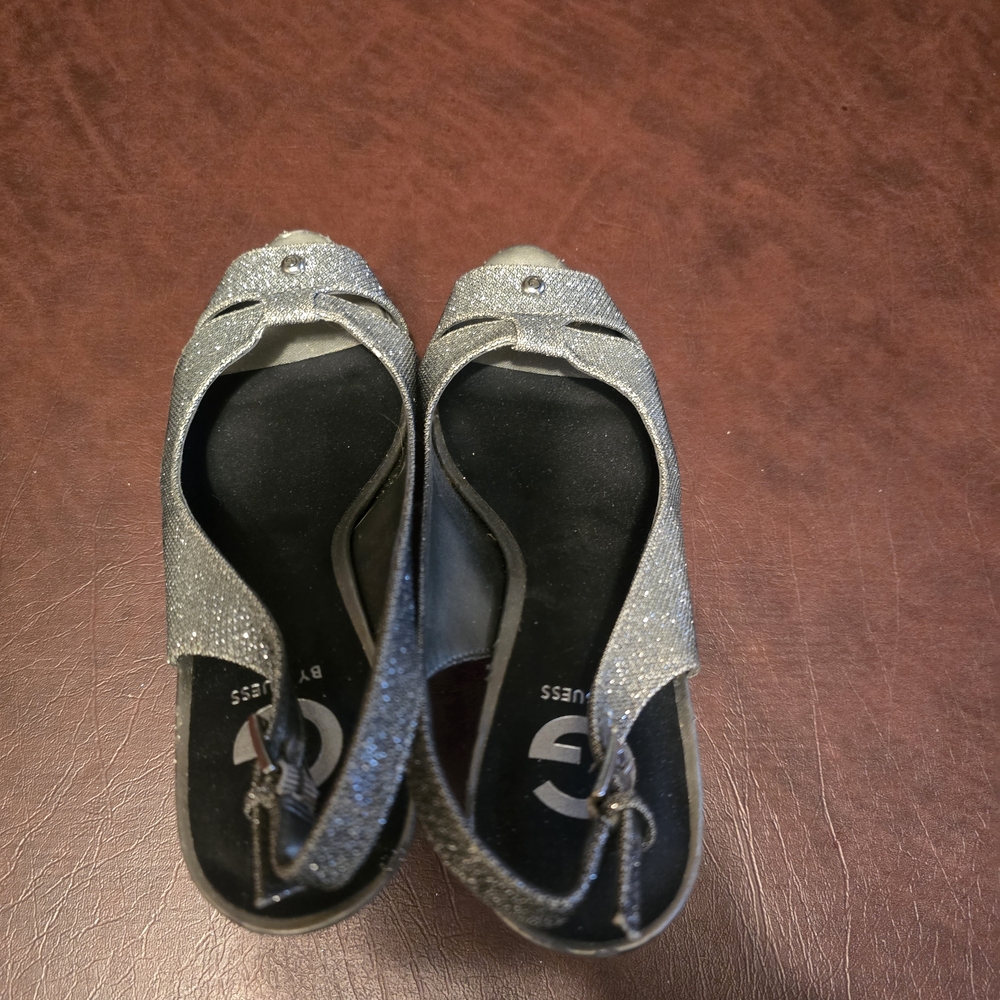 Guess Glittering Silver Heels